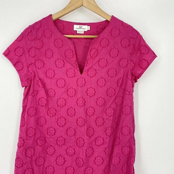 Vineyard Vines Dress Embroidered Shift - Picture 2 of 8